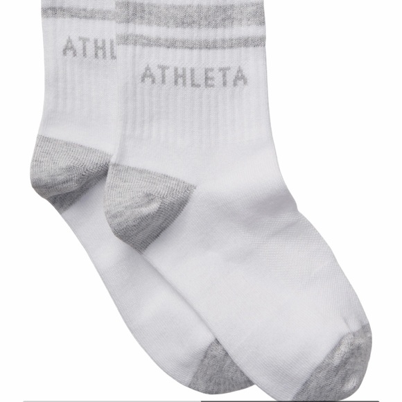 Athleta Accessories - Athleta crew retro tennis socks nwt